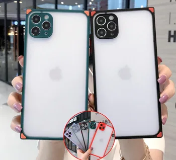 100Pcs Matte Translucent Phone Case For iPhone 11 Pro Max XR X XS Max 7 8 Plus Square Protective Camera Shockproof Cover On SE 2
100Pcs Matte Translucent Phone Case For iPhone 11 Pro Max XR X XS Max 7 8 Plus Square Protective Camera Shockproof Cover On SE 2