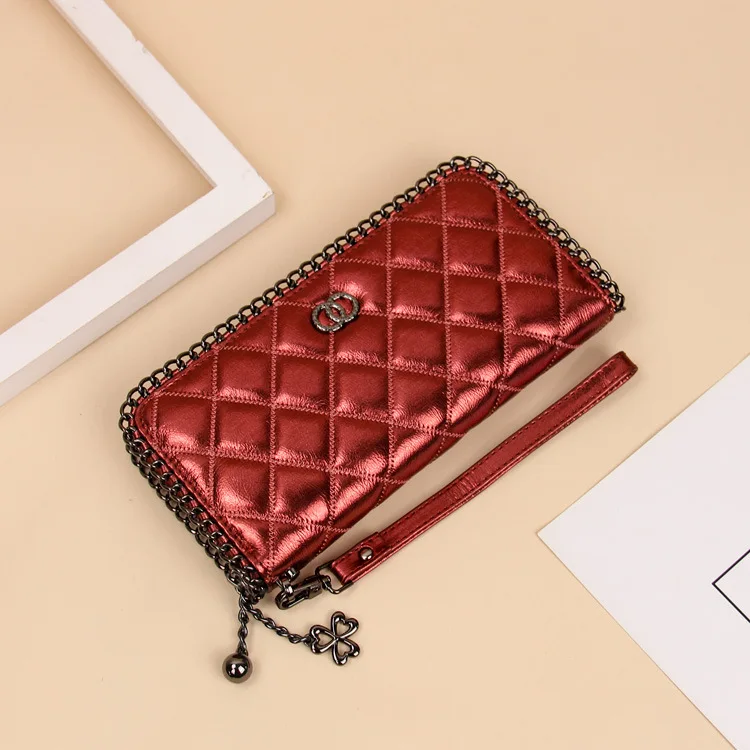 2019 New Style Korean-style Clutch Fashion Metal Leather Women's Wallet Multi-Capacity Zipper Bag
2019 New Style Korean-style Clutch Fashion Metal Leather Women's Wallet Multi-Capacity Zipper Bag
