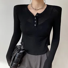 2022 Spring New Fashion Cotton Women Tops Solid Basic Button Casual T-Shirt Tees Femme O Neck Skinny Thin Short T Shirts Female
2022 Spring New Fashion Cotton Women Tops Solid Basic Button Casual T-Shirt Tees Femme O Neck Skinny Thin Short T Shirts Female
