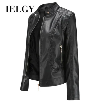 IELGY Stand-up collar leather women's fashion rivet temperament large size PU wild jacket
IELGY Stand-up collar leather women's fashion rivet temperament large size PU wild jacket