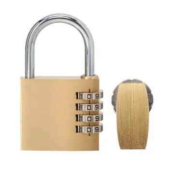GT504 Solid 4-Digit Combination Security Padlock Resettable Lock Brass Waterproof Keyless Lock Suitable for Sheds
GT504 Solid 4-Digit Combination Security Padlock Resettable Lock Brass Waterproof Keyless Lock Suitable for Sheds