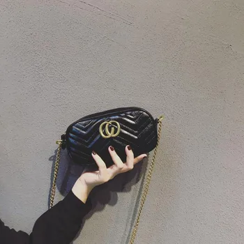 Fashion Shoulder Bag Women Chains Messenger Bag Girls Casual Handbag Simple Leisure Woman New Cute Black Mini Grace Bag
Fashion Shoulder Bag Women Chains Messenger Bag Girls Casual Handbag Simple Leisure Woman New Cute Black Mini Grace Bag