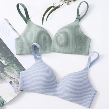 Female Adjusting Underwear New Sexy Seamless Bras for Women Striped Push Up Bralette Wireless Lingerie Small Chest Brassiere
Female Adjusting Underwear New Sexy Seamless Bras for Women Striped Push Up Bralette Wireless Lingerie Small Chest Brassiere