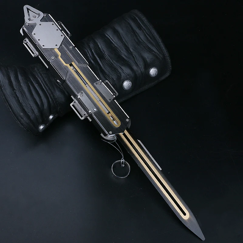 Upgraded version of the assassin hidden metal sleeve sword action figure hidden sword Edward weapon sword can pop up child toys
Upgraded version of the assassin hidden metal sleeve sword action figure hidden sword Edward weapon sword can pop up child toys