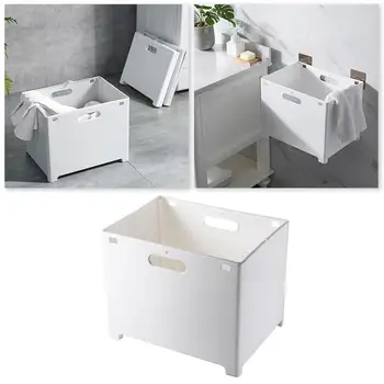 Wall-mounted Dirty Laundry Basket Bathroom Multifunctional Organiser Toy Hanging Basket For Clothes Storage Non-marking Sun V5G1
Wall-mounted Dirty Laundry Basket Bathroom Multifunctional Organiser Toy Hanging Basket For Clothes Storage Non-marking Sun V5G1