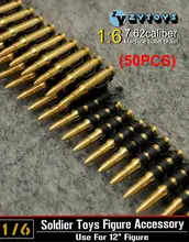 ZY TOYS 1/6 Scale 50PCS Caliber Gun Bullet Chain Model Weapon Accessories Soldier Figure Accessories
ZY TOYS 1/6 Scale 50PCS Caliber Gun Bullet Chain Model Weapon Accessories Soldier Figure Accessories