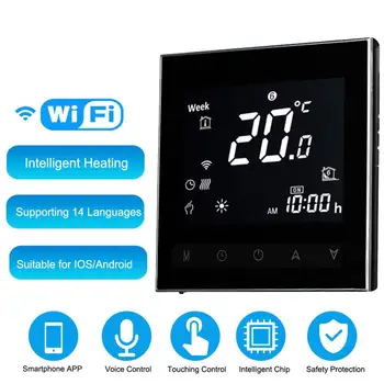 LCD Wifi Voice Control Hot Water Thermostat Controller Water Heating Interface Digital Temperature Controller For European
LCD Wifi Voice Control Hot Water Thermostat Controller Water Heating Interface Digital Temperature Controller For European