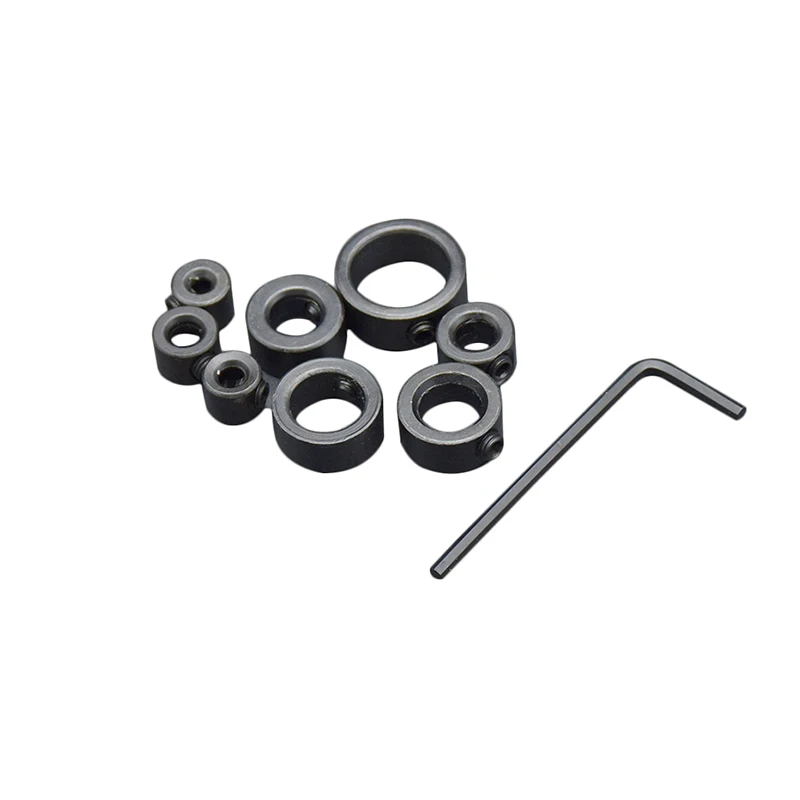 8pcs/set 3-16mm Woodworking Drill Bit Depth Stop Collar Ring Positioner Spacing Ring Limit Ring Adjustment Parts
8pcs/set 3-16mm Woodworking Drill Bit Depth Stop Collar Ring Positioner Spacing Ring Limit Ring Adjustment Parts