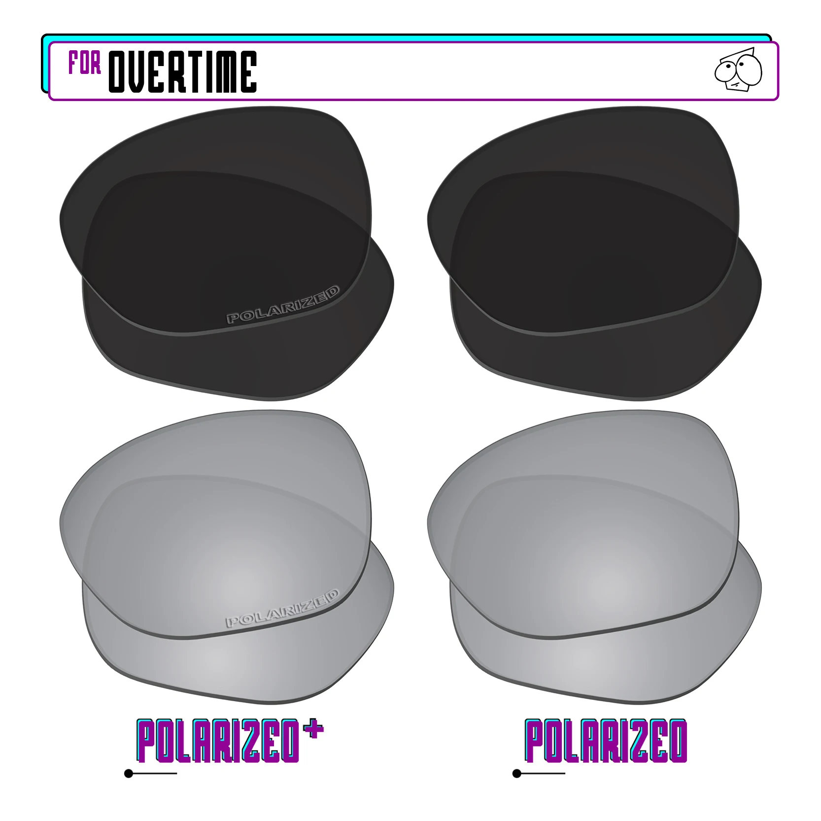 EZReplace Polarized Replacement Lenses for - Oakley Overtime Sunglasses - BlkSirP Plus-BlkSirP
EZReplace Polarized Replacement Lenses for - Oakley Overtime Sunglasses - BlkSirP Plus-BlkSirP