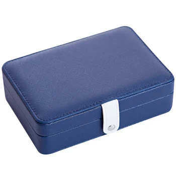 PU Jewelry Box netic Buck Bracelet Earrings Necklace Rings Jewellery Storage Case Casket Cabinet Portable Navy Blue
PU Jewelry Box netic Buck Bracelet Earrings Necklace Rings Jewellery Storage Case Casket Cabinet Portable Navy Blue