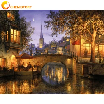 CHENISTORY Frame Picture DIY Painting By Numbers Bridge Night Acrylic Handpainted Picure By Numbers Coloring Wall Art Diy Gift
CHENISTORY Frame Picture DIY Painting By Numbers Bridge Night Acrylic Handpainted Picure By Numbers Coloring Wall Art Diy Gift