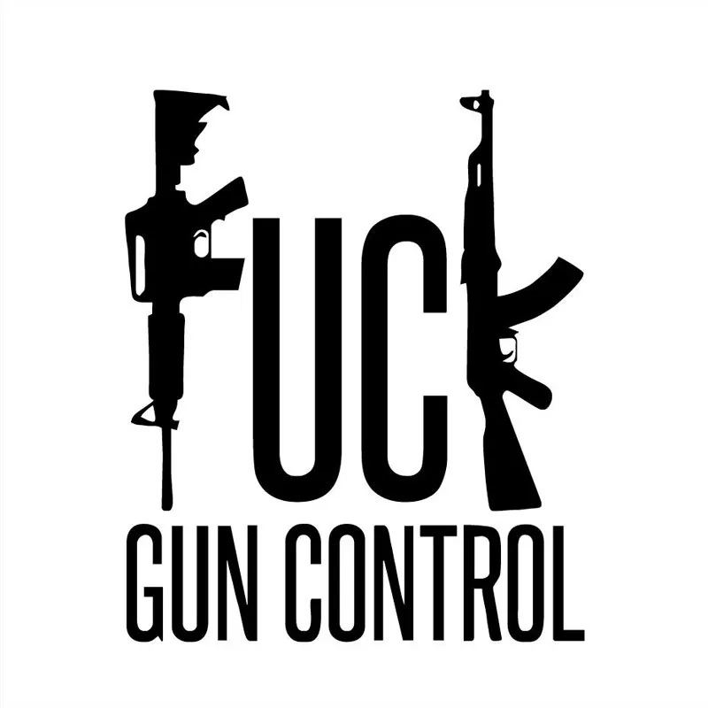 Reflective Vinyl Car-Sticker and Decals Gun Control Cover Scratches Bumper Window Laptop Bodywork Vinyl Car Interior KK16*13cm
Reflective Vinyl Car-Sticker and Decals Gun Control Cover Scratches Bumper Window Laptop Bodywork Vinyl Car Interior KK16*13cm