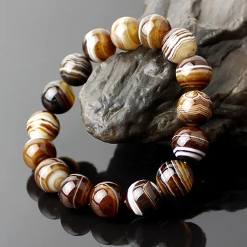Drop Shipping Natural Sardonyx Brown Stripe Agate Lovers Bracelets Round Stone Beads Bangle For Women Men Crystal Jewelry Gifts
Drop Shipping Natural Sardonyx Brown Stripe Agate Lovers Bracelets Round Stone Beads Bangle For Women Men Crystal Jewelry Gifts