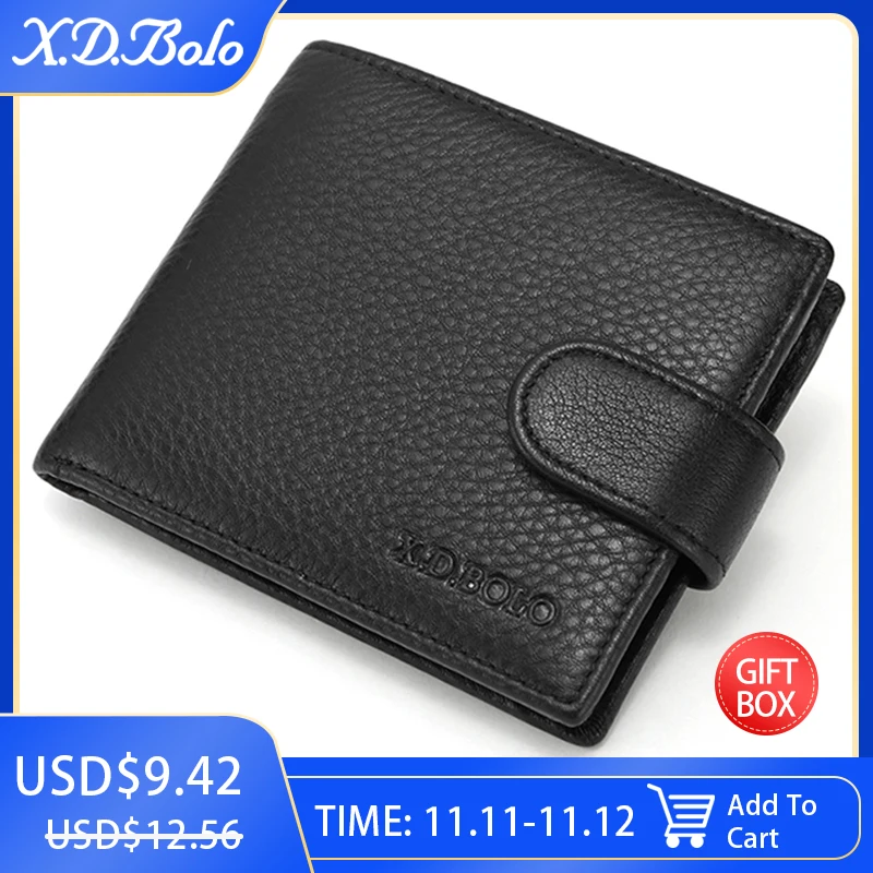 XDBOLO Leather Wallet Male Multi Card Wallet for Men Genuine Leather Men's Wallet Fashion Bifold Purse High Capacity Wholesale
XDBOLO Leather Wallet Male Multi Card Wallet for Men Genuine Leather Men's Wallet Fashion Bifold Purse High Capacity Wholesale