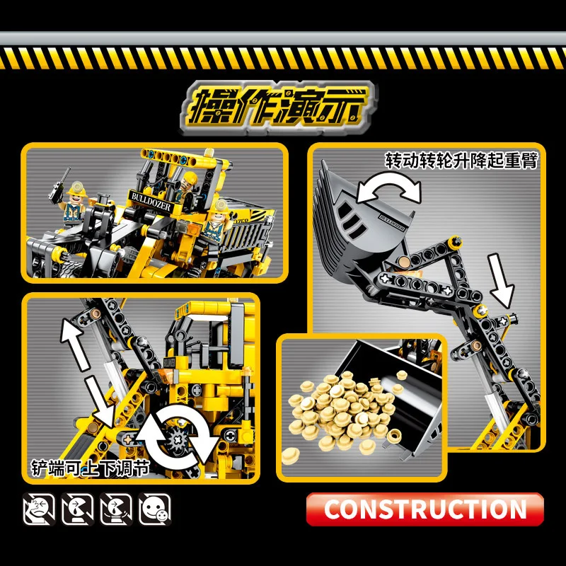 Baby Semp Building Blocks Small Particles Mechanical Password Series 701701 Bulldozer Shovel Car Architecture Tool Model Toy
Baby Semp Building Blocks Small Particles Mechanical Password Series 701701 Bulldozer Shovel Car Architecture Tool Model Toy