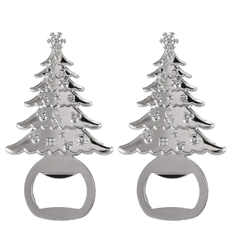 2pcs Creative Bottle Opener Christmas Tree Shape Beer Opener Zinc Alloy Wine Bottle Opener Kitchen Tool Lid Opener For Party
2pcs Creative Bottle Opener Christmas Tree Shape Beer Opener Zinc Alloy Wine Bottle Opener Kitchen Tool Lid Opener For Party