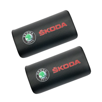 2pcs car carbon fiber logo headrest PU leather car neck pillow for Skodas Octavia A5 A7 RS Fabia superb car styling badge 
2pcs car carbon fiber logo headrest PU leather car neck pillow for Skodas Octavia A5 A7 RS Fabia superb car styling badge