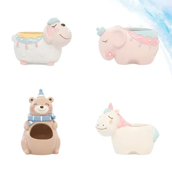 4PCS Creative Resin Succulent Flowerpot Household Gardening Flower Pot Funny Desktop Potted Plants Flowerpot DIY Green Plants Fl
4PCS Creative Resin Succulent Flowerpot Household Gardening Flower Pot Funny Desktop Potted Plants Flowerpot DIY Green Plants Fl