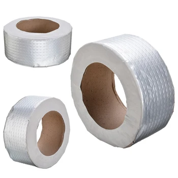 1mm*50mm*5M Super Strong Waterproof Tape Butyl Rubber Aluminium Foil Tape Self Adhesive For Roof Pipe Patching
1mm*50mm*5M Super Strong Waterproof Tape Butyl Rubber Aluminium Foil Tape Self Adhesive For Roof Pipe Patching