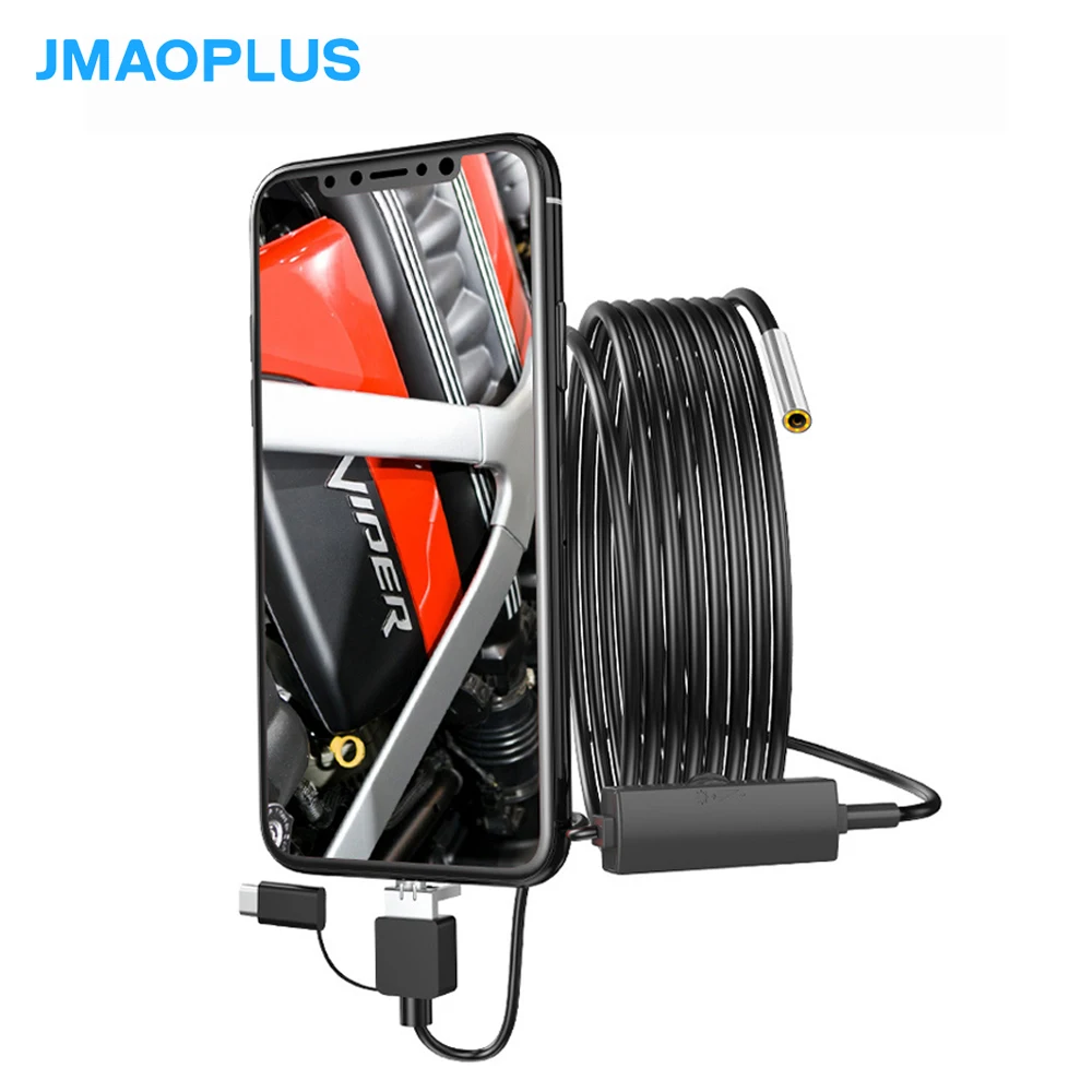 3.9mm Android Endoscope Camera cable sewer drain Inspection Pipe camera Soft Mini Waterproof Adjustable for PC 3-In-1
3.9mm Android Endoscope Camera cable sewer drain Inspection Pipe camera Soft Mini Waterproof Adjustable for PC 3-In-1