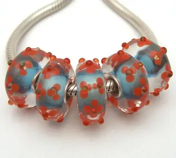 YG190 5X 100% Authenticity S925 Sterling Silver Beads Murano Glassbeads beads Fit European Charms Bracelet diy jewelry Lamp-work
YG190 5X 100% Authenticity S925 Sterling Silver Beads Murano Glassbeads beads Fit European Charms Bracelet diy jewelry Lamp-work