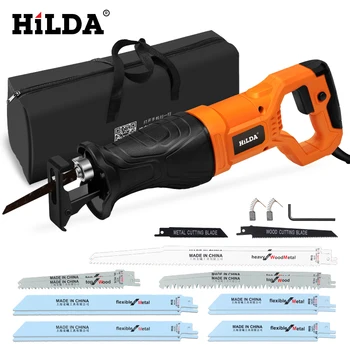 Electric Saw Reciprocating Saw for Wood Metal Plasitic Pipe Cutting Power Saw Tool with Saw Blades
Electric Saw Reciprocating Saw for Wood Metal Plasitic Pipe Cutting Power Saw Tool with Saw Blades