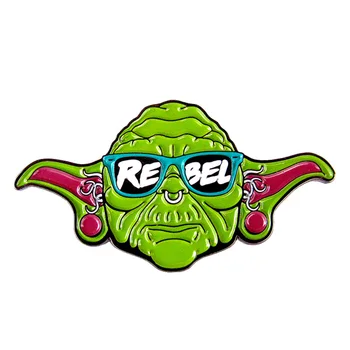 yoda pin badge 
yoda pin badge