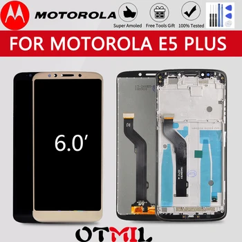 6.0OTMIL For Motorola E5 Plus XT1924 LCD Display with Frame Touch Screen Digitizer Assembly Replacement Parts For Moto E5 XT1944
6.0OTMIL For Motorola E5 Plus XT1924 LCD Display with Frame Touch Screen Digitizer Assembly Replacement Parts For Moto E5 XT1944