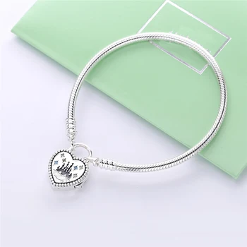 Free Shipping Real 925 Sterling Silver Fantasyland Castle Heart Bracelet Clasp Snake Chain Bracelet Fit Bead Charm Jewelry
Free Shipping Real 925 Sterling Silver Fantasyland Castle Heart Bracelet Clasp Snake Chain Bracelet Fit Bead Charm Jewelry