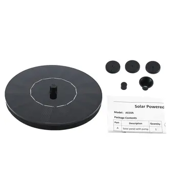 Round Floating Miniature Flowing Water Solar Fountain Outdoor Pool Decoration Fountain Water Pump Solar Water Sprinkler
Round Floating Miniature Flowing Water Solar Fountain Outdoor Pool Decoration Fountain Water Pump Solar Water Sprinkler