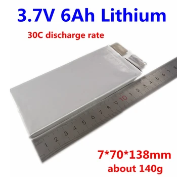 30C discharge rate! GTK 3.7V 6Ah Lithium lipo battery 3.7V 6000mAh cells for RC model airplane boat power toys
30C discharge rate! GTK 3.7V 6Ah Lithium lipo battery 3.7V 6000mAh cells for RC model airplane boat power toys