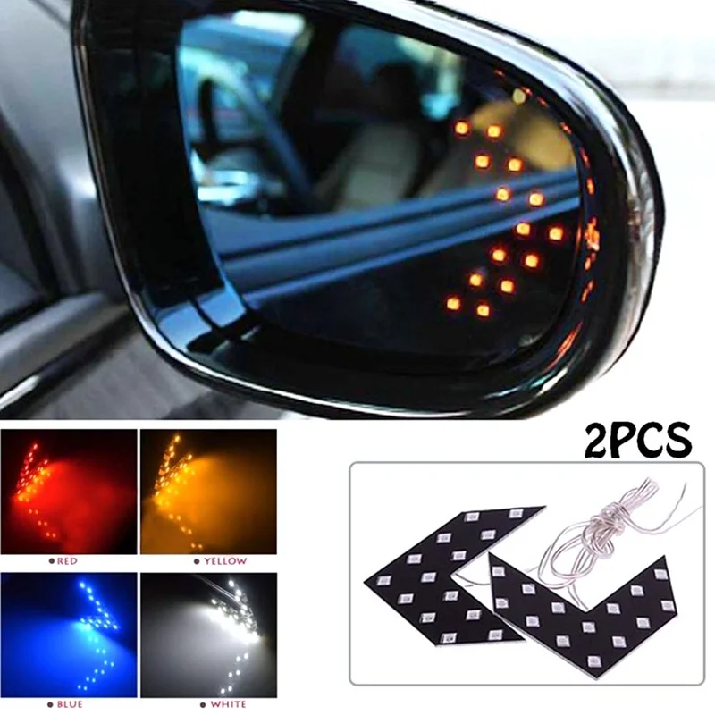 2x Car Rearview Mirror Turn Signal Car Side Rear View Mirror 14-SMD LED Lamp Turn Signal Light Car Accessories Kit Car Products
2x Car Rearview Mirror Turn Signal Car Side Rear View Mirror 14-SMD LED Lamp Turn Signal Light Car Accessories Kit Car Products