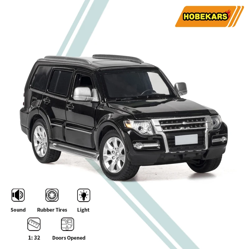 HOBEKARS 1:32 Metal Alloy Model Car Diecasts & Toy Vehicles Simulation Pajero V97 Car Toys Sound Light For Kids Gifts Collection
HOBEKARS 1:32 Metal Alloy Model Car Diecasts & Toy Vehicles Simulation Pajero V97 Car Toys Sound Light For Kids Gifts Collection