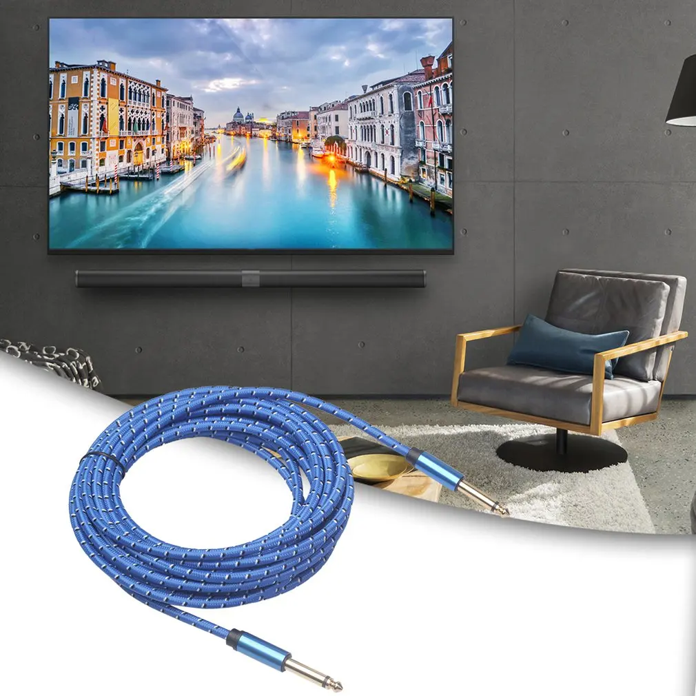 Speaker Line Electric Guitar Audio Connector Cable Big Two Core Mono Male To Male Electric Guitar Accessories Weave Line
Speaker Line Electric Guitar Audio Connector Cable Big Two Core Mono Male To Male Electric Guitar Accessories Weave Line