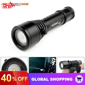 ORCATORCH D500V 1000 Lumens XM-L2 U4 LED Underwater 150m Diving Flashlight with 120° Floodlight Angle for Professional Diving
ORCATORCH D500V 1000 Lumens XM-L2 U4 LED Underwater 150m Diving Flashlight with 120° Floodlight Angle for Professional Diving