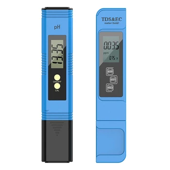 Water Quality Test Meter TDS PH EC Temperature 4 in 1 Set for Hydroponics, Aquariums, Drinking Water, RO System, Fishpond and Sw
Water Quality Test Meter TDS PH EC Temperature 4 in 1 Set for Hydroponics, Aquariums, Drinking Water, RO System, Fishpond and Sw