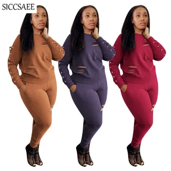 Burn Out Two Piece Set Solid Color Ribbons Lace Up Pullover Long Pants Activewear Loose Casual Sweat Suit Tracksuit For Women
Burn Out Two Piece Set Solid Color Ribbons Lace Up Pullover Long Pants Activewear Loose Casual Sweat Suit Tracksuit For Women
