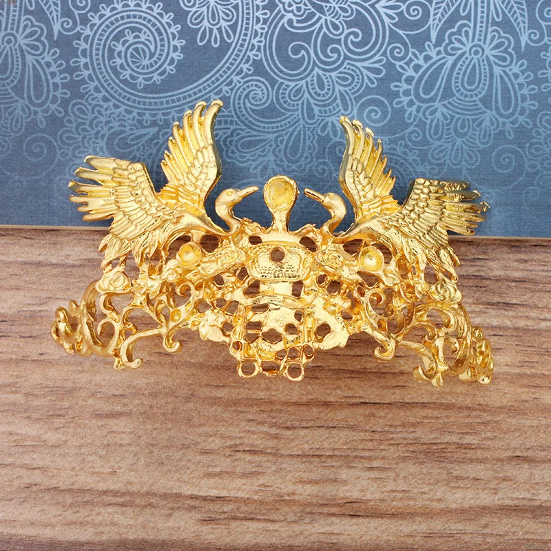 5 PCS 51*95mm Vintage Metal Alloy Gold Color Silver Plated Red-crowned Crane Connectors DIY Accessories For Jewelry Making
5 PCS 51*95mm Vintage Metal Alloy Gold Color Silver Plated Red-crowned Crane Connectors DIY Accessories For Jewelry Making