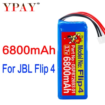 Battery for JBL Flip 3 & 4 Player Flip3 Flip4 New Li Polymer Rechargeable Accumulator Pack Replacement 3.7V 6800mAh GSP872693&01
Battery for JBL Flip 3 & 4 Player Flip3 Flip4 New Li Polymer Rechargeable Accumulator Pack Replacement 3.7V 6800mAh GSP872693&01