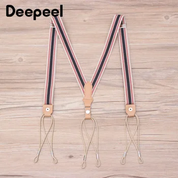 Deepeel 1pc 2.5*115cm Gentleman Style Retro Elastic Webbing Adjustable Hang Button Strap Suspenders Pants Telescopic Strap SP071
Deepeel 1pc 2.5*115cm Gentleman Style Retro Elastic Webbing Adjustable Hang Button Strap Suspenders Pants Telescopic Strap SP071