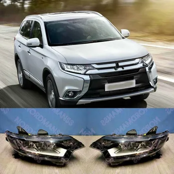 

for MITSUBISHI Outlander 2016- 2018 front head lamps HeadLights SET LEFT + RIGHT LED Car modification Car accessories