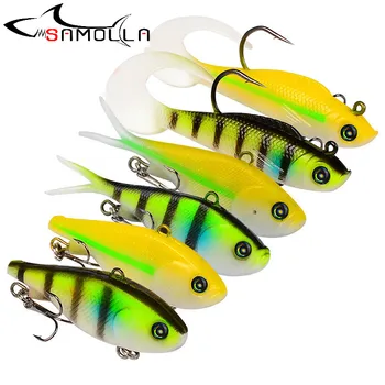 Soft Fishing Lure Swimbait Weights 16.5g/9cm Bass Fishing Tackle Bait Soft Plastic Lures Pesca Grub Type Saltwater Lures Striped
Soft Fishing Lure Swimbait Weights 16.5g/9cm Bass Fishing Tackle Bait Soft Plastic Lures Pesca Grub Type Saltwater Lures Striped