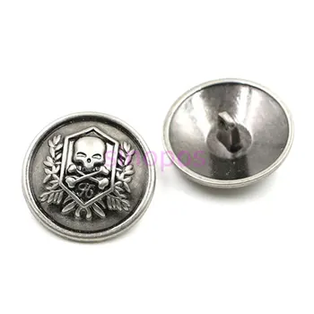 Metal men's suit button, Silver gray skull pattern round buttons decor for DIY Punk jacket clothing sweaters crafts sewing,SP01
Metal men's suit button, Silver gray skull pattern round buttons decor for DIY Punk jacket clothing sweaters crafts sewing,SP01