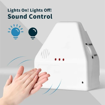 Sound Sensor Controller Sound Controller The Clapper Sound Activated Clap On/Off Light Switch Wall Socket Outlet Adapter Switche
Sound Sensor Controller Sound Controller The Clapper Sound Activated Clap On/Off Light Switch Wall Socket Outlet Adapter Switche