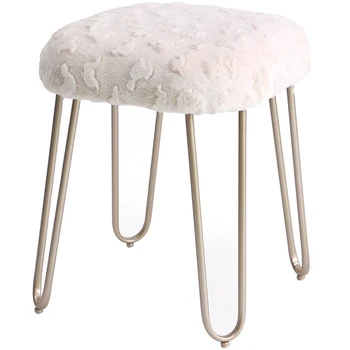 European makeup stool fashion creative fabric makeup stool American modern bedroom iron shoes stool chair 
European makeup stool fashion creative fabric makeup stool American modern bedroom iron shoes stool chair