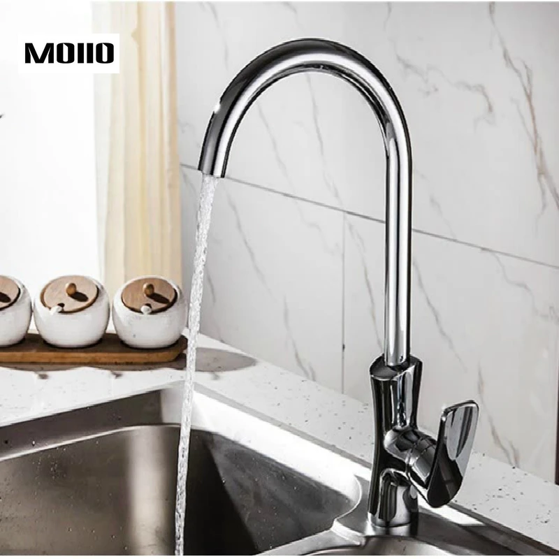 MOIIO Kitchen Faucet 360 Degree Swivel Stainless Steel Kitchen Sink mixer Single Handle torneira Hot & Cold kitchen Sink Faucet
MOIIO Kitchen Faucet 360 Degree Swivel Stainless Steel Kitchen Sink mixer Single Handle torneira Hot & Cold kitchen Sink Faucet