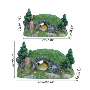 Aquarium Decorations Fish Hideout House Betta Cave with Green Lifelike Moss 85WC
Aquarium Decorations Fish Hideout House Betta Cave with Green Lifelike Moss 85WC