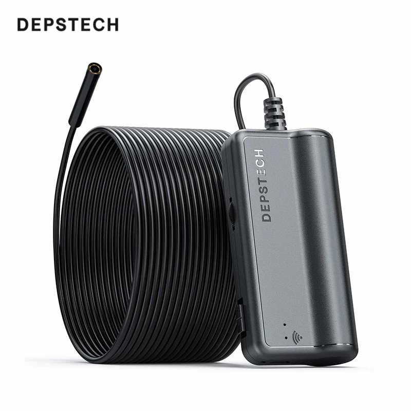 DEPSTECH WF020X Wireless Inspection Camera IP67 Waterproof WiFi Borescope Endoscope 1200P HD Snake Camera for Android IOS Tablet
DEPSTECH WF020X Wireless Inspection Camera IP67 Waterproof WiFi Borescope Endoscope 1200P HD Snake Camera for Android IOS Tablet