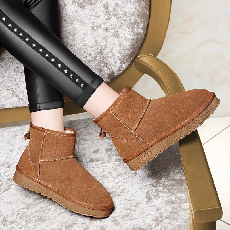 2018 New Style Winter Flat Short Boots Women's plus Velvet Warm Versatile Short Boots Student Cotton-padded Shoes Snow Boots Wom
2018 New Style Winter Flat Short Boots Women's plus Velvet Warm Versatile Short Boots Student Cotton-padded Shoes Snow Boots Wom