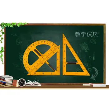 Multifunction Teaching Ruler Set Triangle Protractor Measurement Ruler Tools 24BB
Multifunction Teaching Ruler Set Triangle Protractor Measurement Ruler Tools 24BB